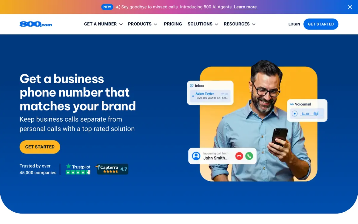 800.com website