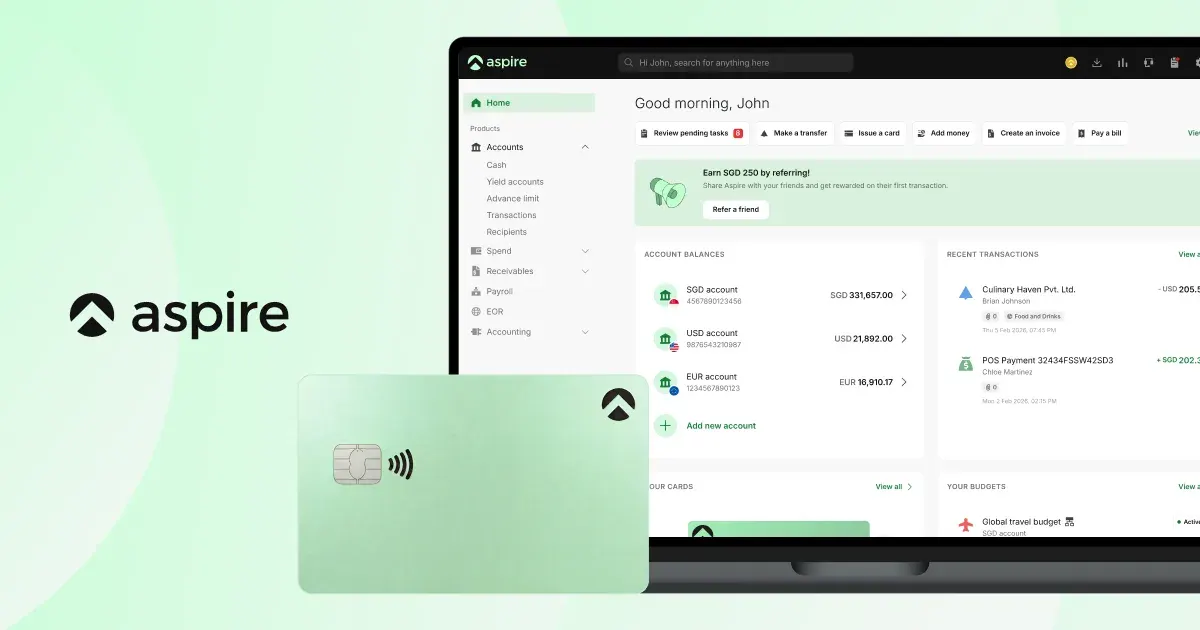 Aspire website
