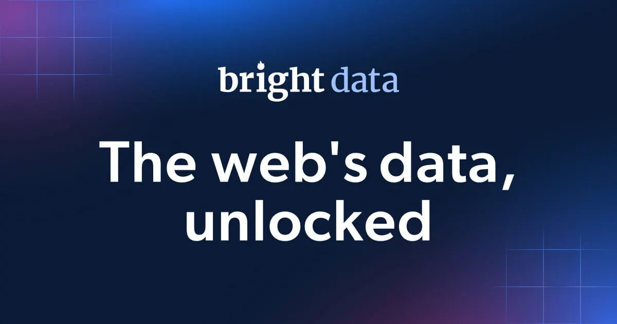 Bright Data website