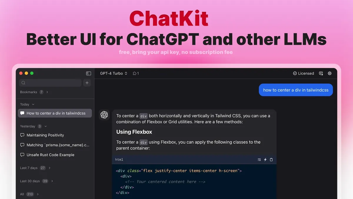 ChatKit website