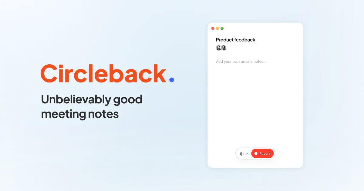 Circleback website
