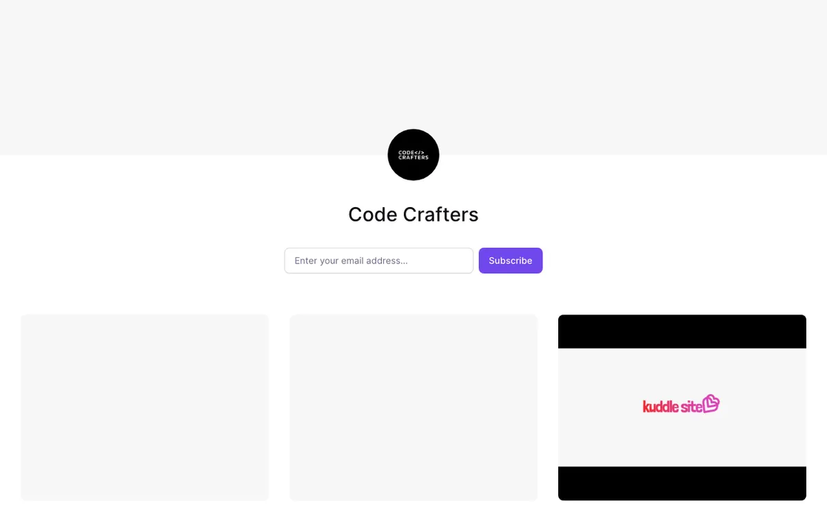 Code Crafters website