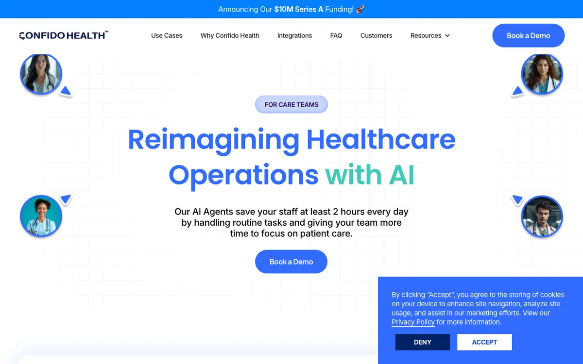 Confido Health website