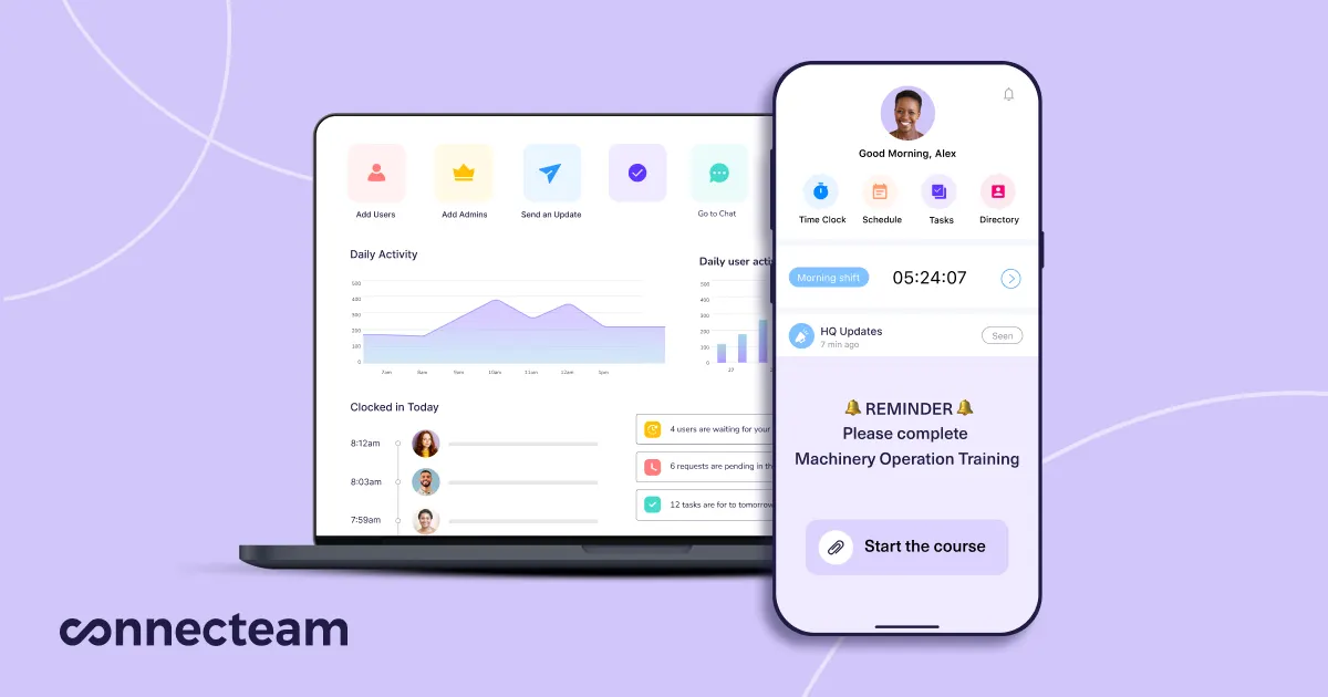 Connecteam website