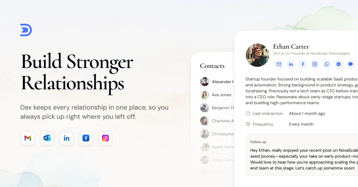 Dex website