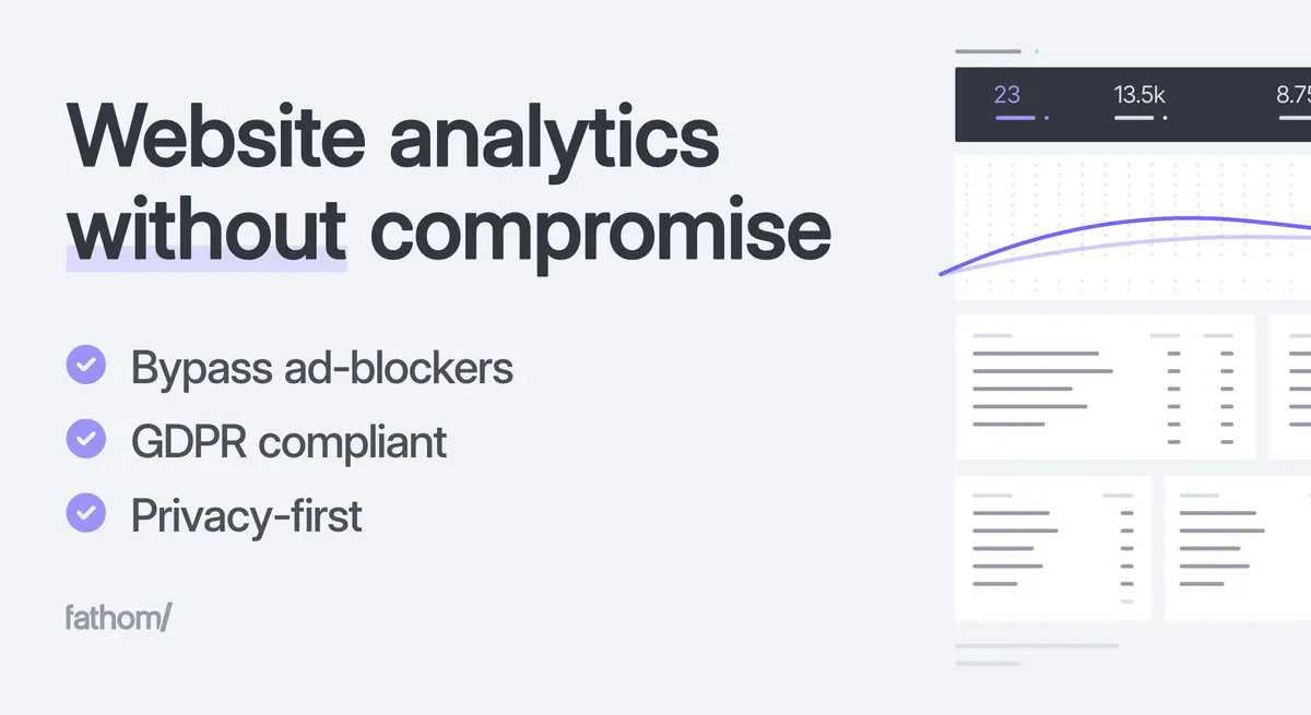 Fathom Analytics website