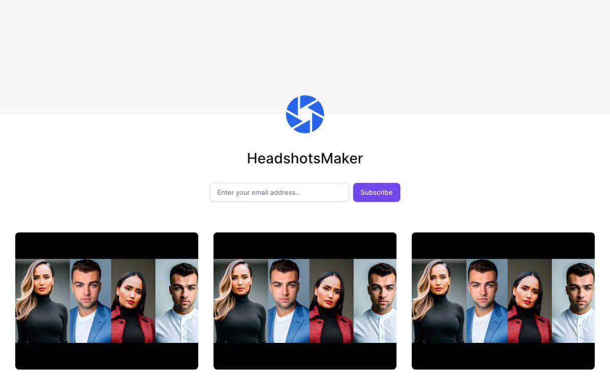 HeadshotsMaker website