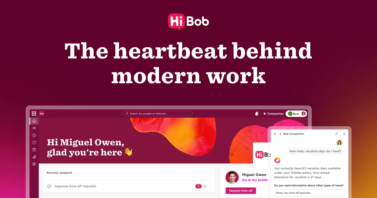 HiBob website