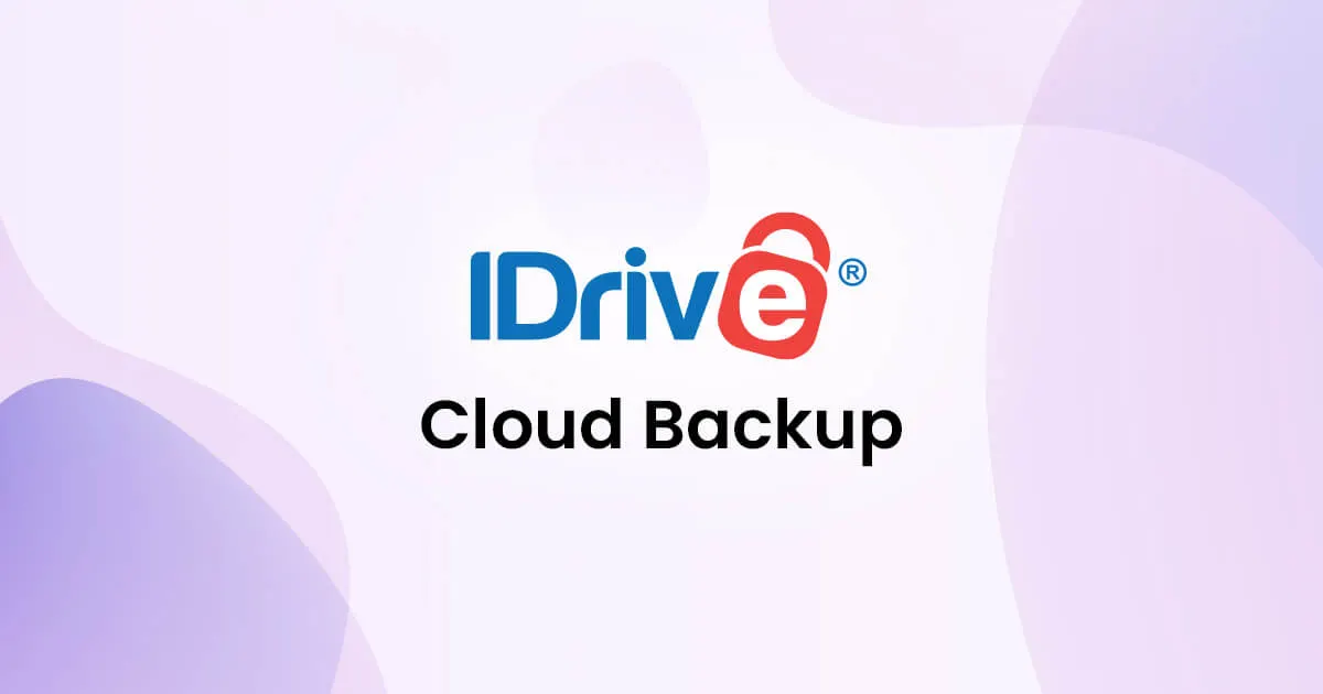 IDrive website