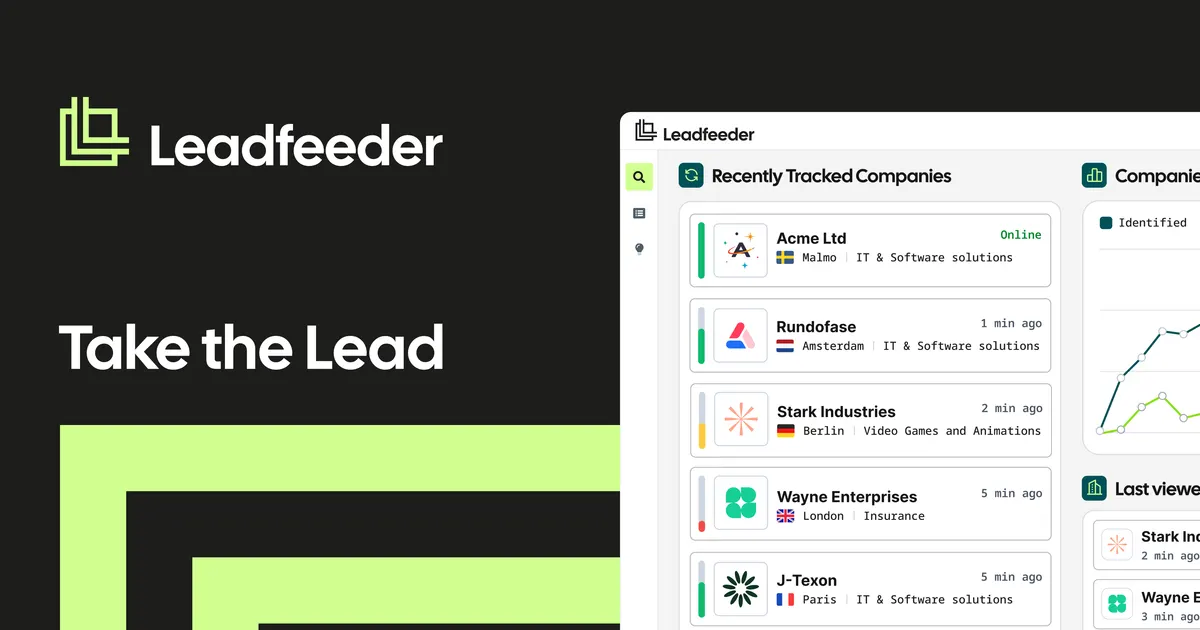 Leadfeeder website