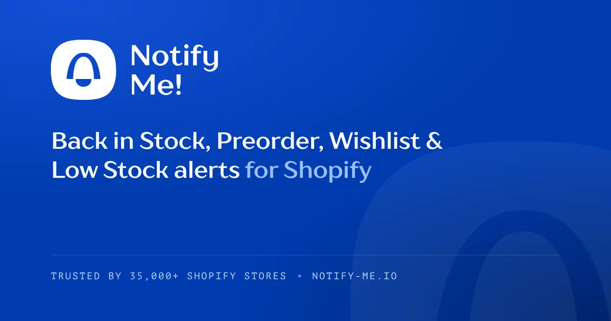 Notify Me! website