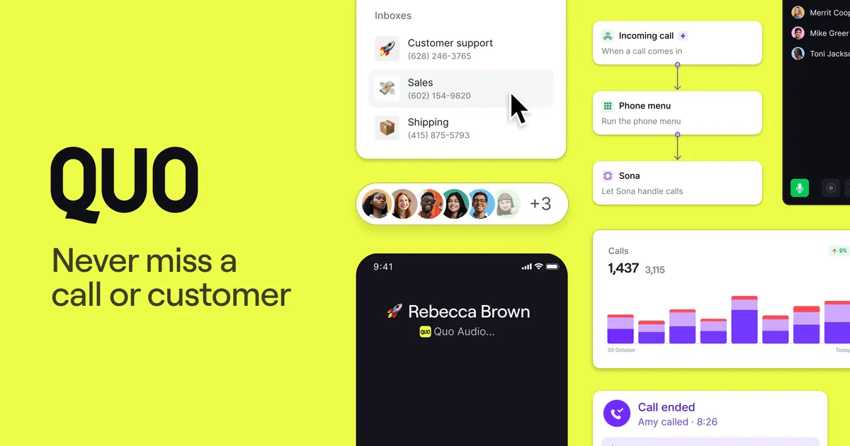 Quo (formerly OpenPhone) website