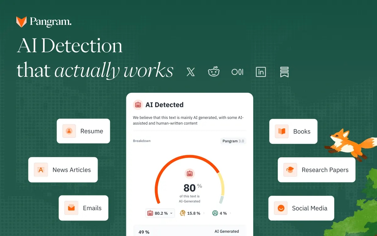Pangram Labs website