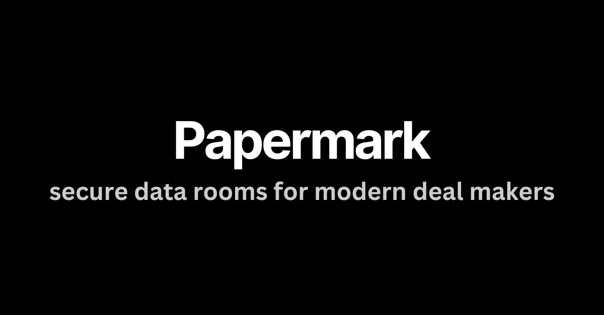 Papermark website