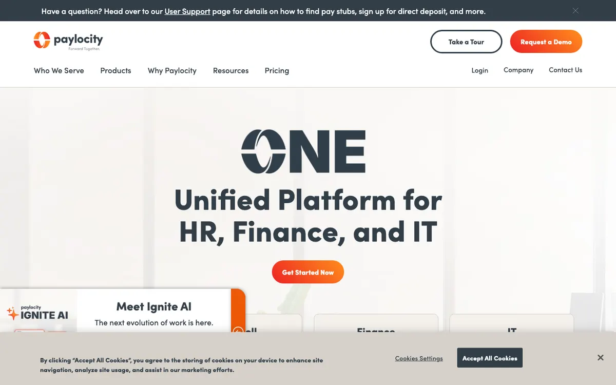 Paylocity website