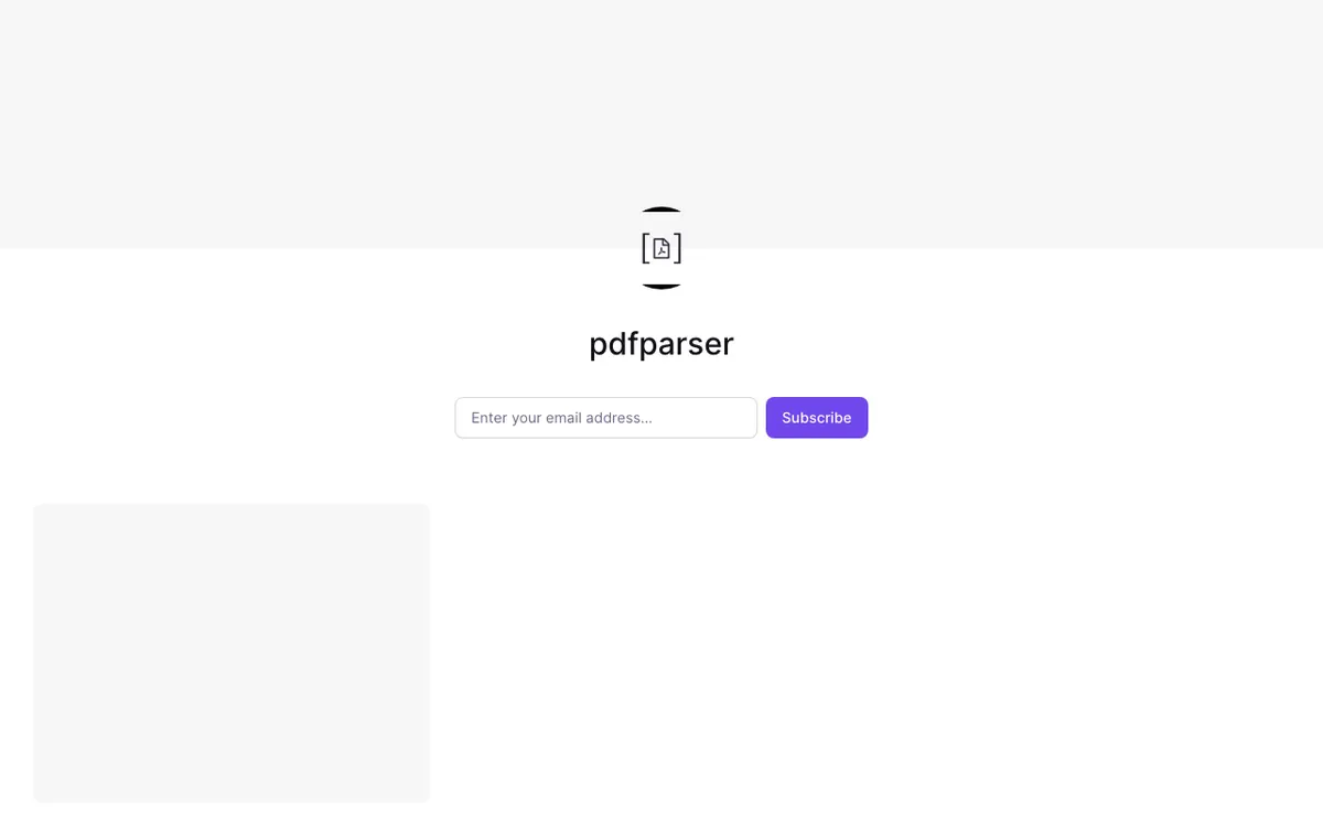 pdfparser website
