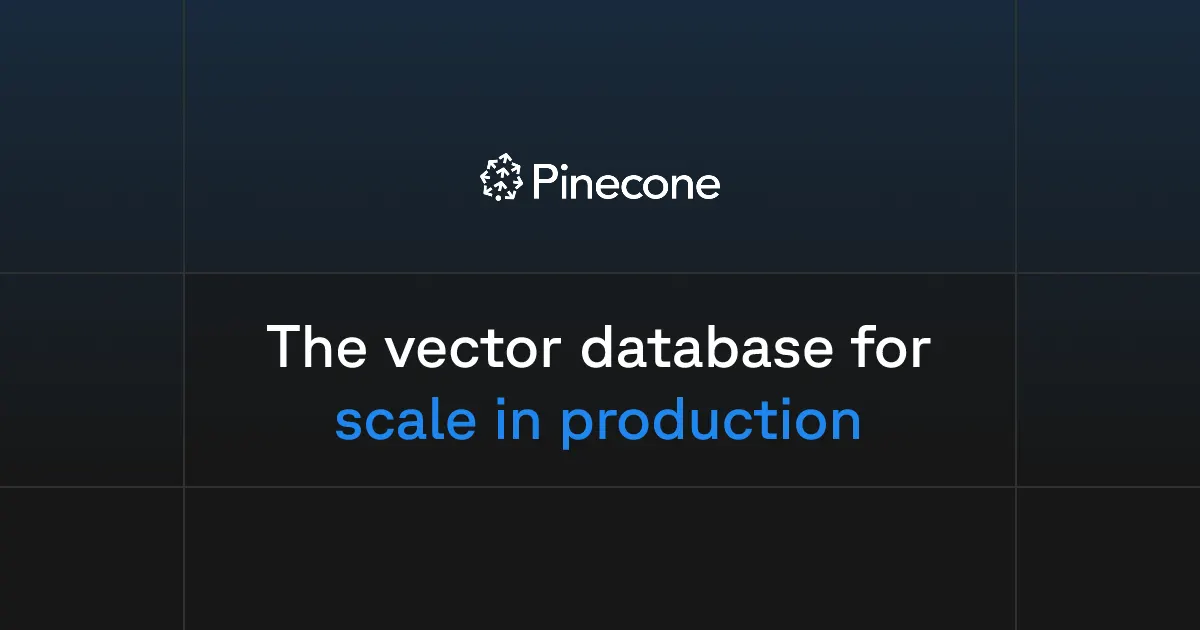 Pinecone website