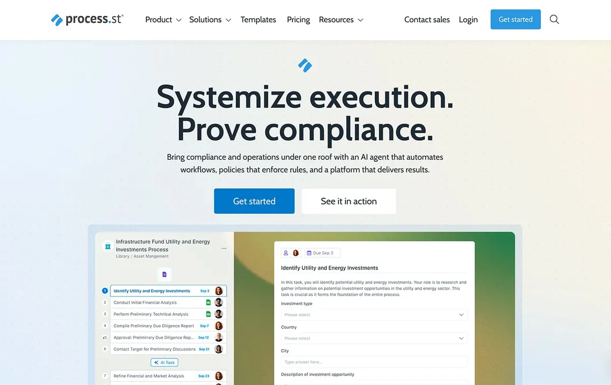 Process Street website