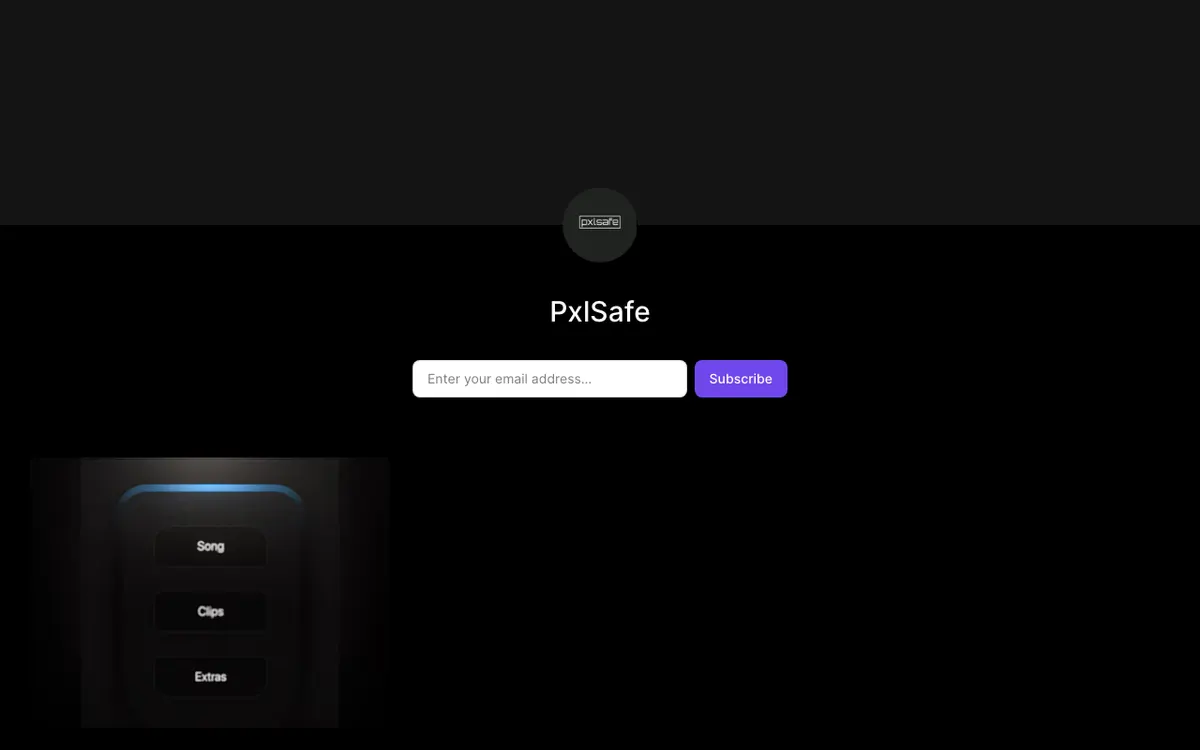 PxlSafe website
