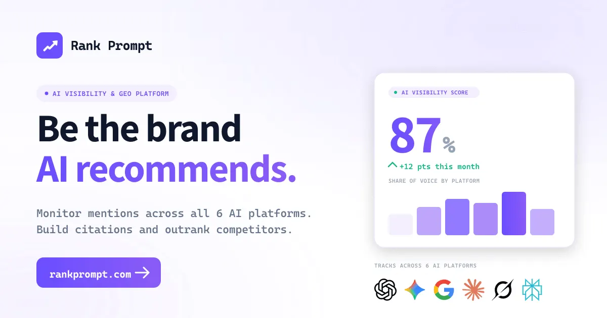 Rank Prompt website
