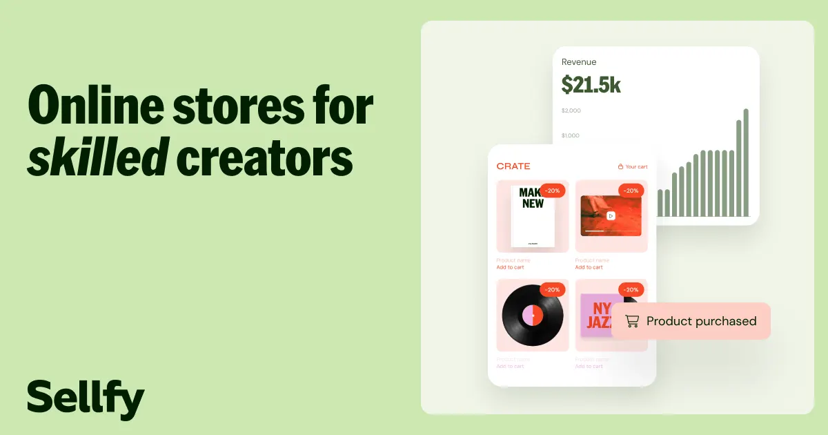 Sellfy website