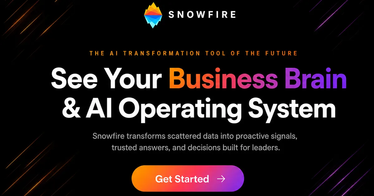 Snowfire AI website