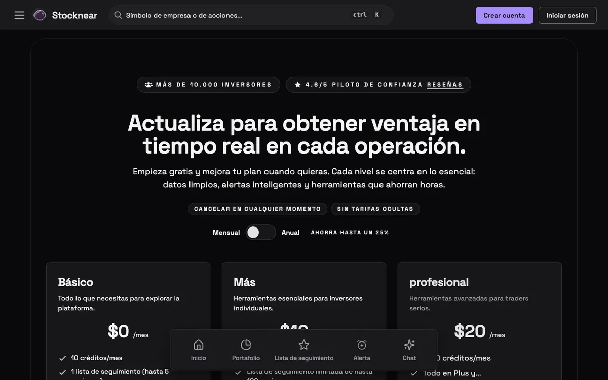 Stocknear website