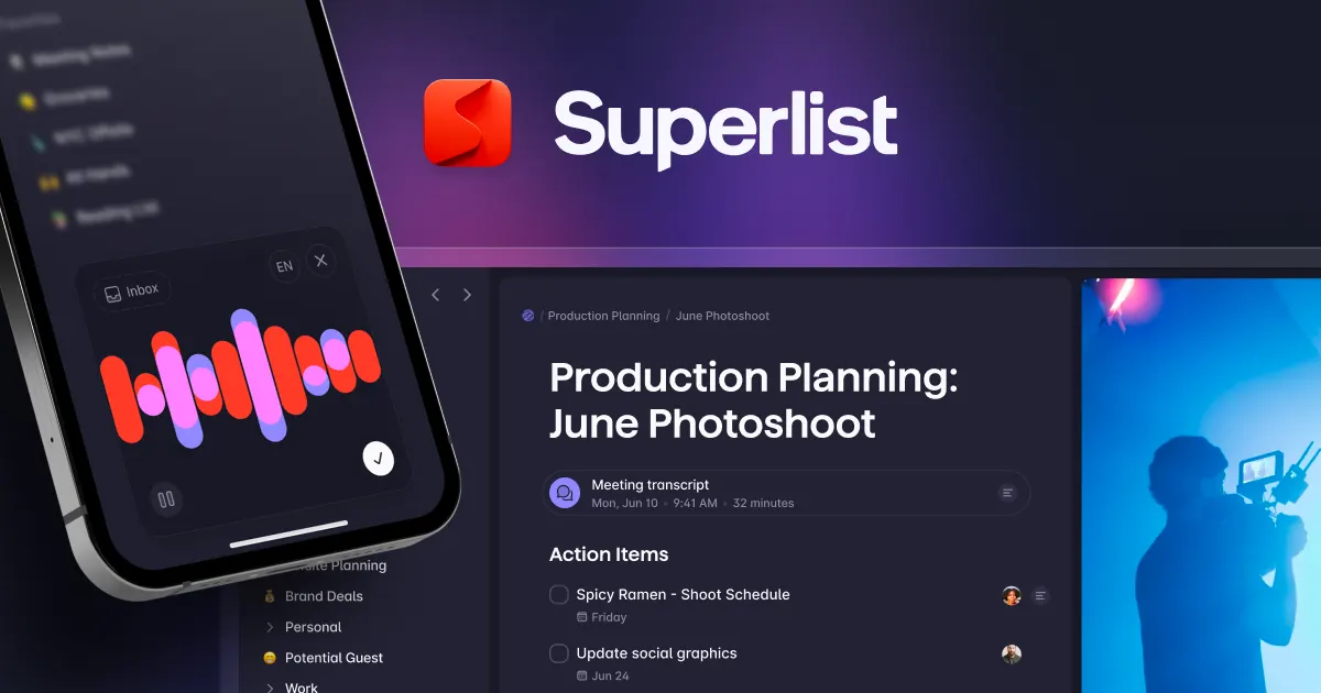 Superlist website