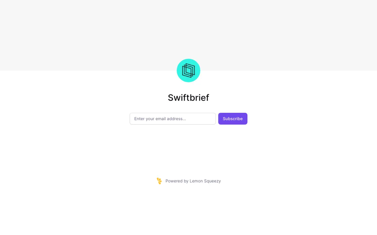 Swiftbrief website