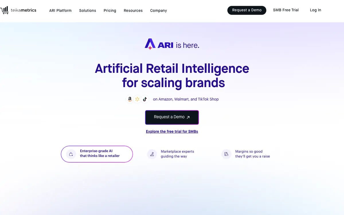 Teikametrics website