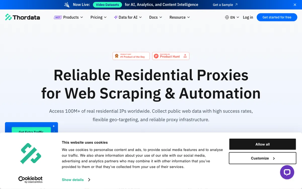 ThorData website
