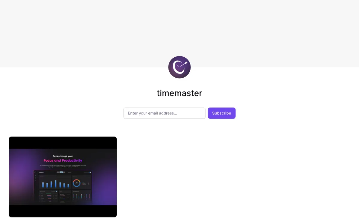 timemaster website