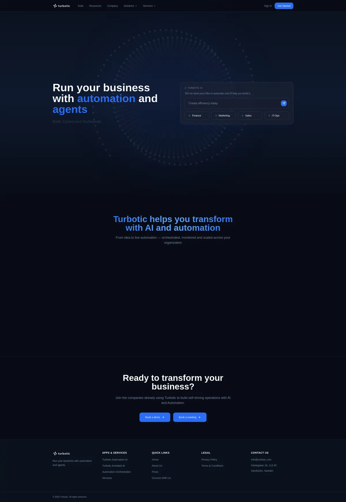 Turbotic website