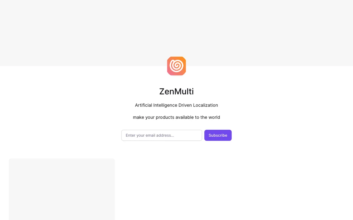 ZenMulti website